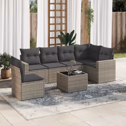 VidaXL 3251377 banc de jardin Rotin, Verre trempé