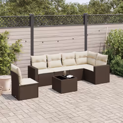 VidaXL 3251380 banc de jardin Rotin, Verre trempé