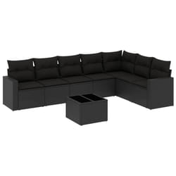 VidaXL 3251392 banc de jardin Rotin, Verre trempé