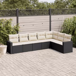 VidaXL 3251393 banc de jardin Rotin, Verre trempé