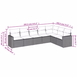 VidaXL 3251393 banc de jardin Rotin, Verre trempé