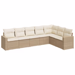 VidaXL 3251395, Crème, Rotin, Verre trempé, 110 kg, Adultes et enfants, 550 mm, 550 mm