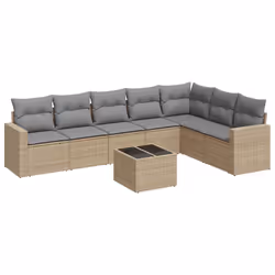 VidaXL 3251396, Gris clair, Rotin, Verre trempé, 110 kg, Adultes et enfants, 550 mm, 550 mm