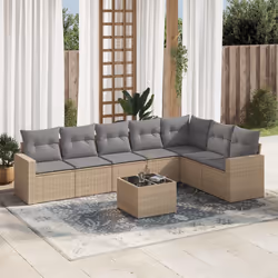 VidaXL 3251396 banc de jardin Rotin, Verre trempé