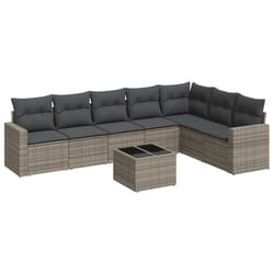 VidaXL 3251397 banc de jardin Rotin, Verre trempé