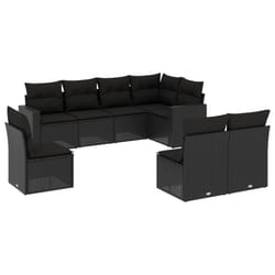 VidaXL 3251412 banc de jardin Rotin, Verre trempé