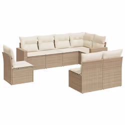 VidaXL 3251415, Crème, Rotin, Verre trempé, 110 kg, Adultes et enfants, 550 mm, 550 mm