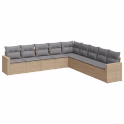VidaXL 3251426, Gris clair, Rotin, Acier, 110 kg, Adultes et enfants, 655 mm, 620 mm