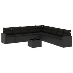 VidaXL 3251432 banc de jardin Rotin, Verre trempé