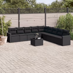 VidaXL 3251432 banc de jardin Rotin, Verre trempé