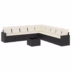 VidaXL 3251433, Crème, Rotin, Verre trempé, 110 kg, Adultes et enfants, 550 mm, 550 mm