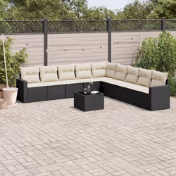 VidaXL 3251433 banc de jardin Rotin, Verre trempé
