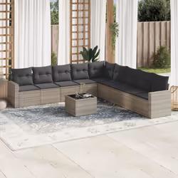VidaXL 3251439 banc de jardin Rotin, Verre trempé