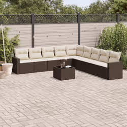 VidaXL 3251440 banc de jardin Rotin, Verre trempé