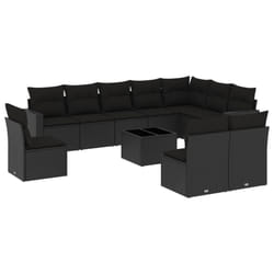 VidaXL 3251452 banc de jardin Rotin, Verre trempé