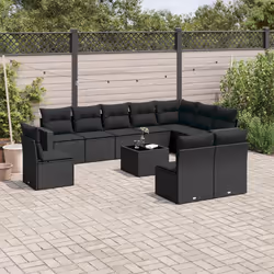 VidaXL 3251452 banc de jardin Rotin, Verre trempé