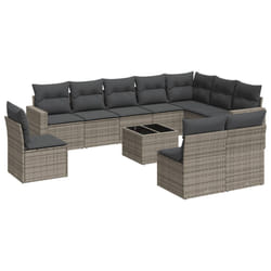 VidaXL 3251457 banc de jardin Rotin, Verre trempé