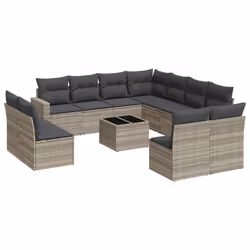 VidaXL 3251469, Gris foncé, Rotin, Acier, 110 kg, Adultes et enfants, 655 mm, 620 mm