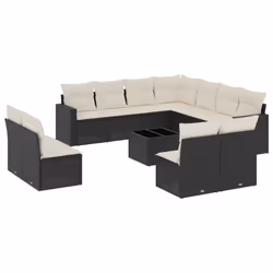 VidaXL 3251473, Crème, Rotin, Verre trempé, 110 kg, Adultes et enfants, 550 mm, 550 mm