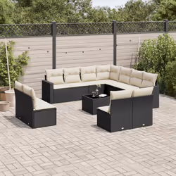 VidaXL 3251473 banc de jardin Rotin, Verre trempé