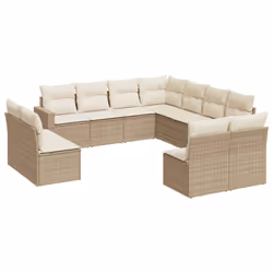 VidaXL 3251475, Crème, Rotin, Verre trempé, 110 kg, Adultes et enfants, 550 mm, 550 mm