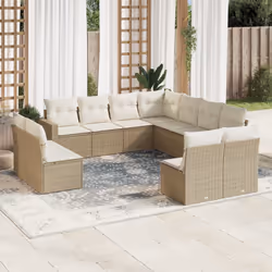 VidaXL 3251475 banc de jardin Rotin, Verre trempé