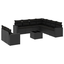 VidaXL 3251492 banc de jardin Rotin, Verre trempé