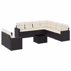 VidaXL 3251493, Crème, Rotin, Verre trempé, 110 kg, Adultes et enfants, 550 mm, 550 mm