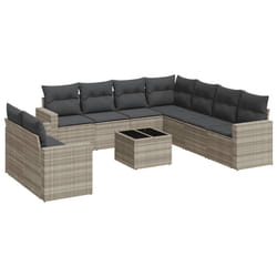 VidaXL 3251499 banc de jardin Rotin, Verre trempé