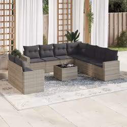 VidaXL 3251499 banc de jardin Rotin, Verre trempé
