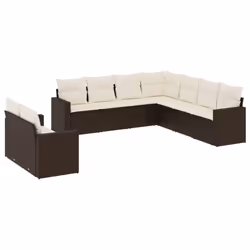 VidaXL 3251500, Crème, Rotin, Verre trempé, 110 kg, Adultes et enfants, 550 mm, 550 mm