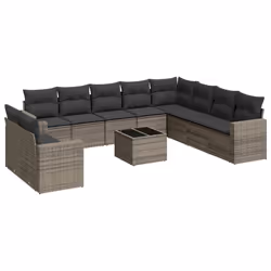 VidaXL 3251507, Gris foncé, Rotin, Acier, 110 kg, Adultes et enfants, 655 mm, 620 mm