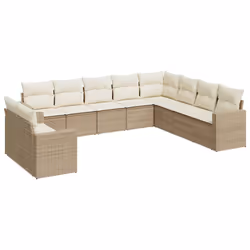 VidaXL 3251515, Crème, Rotin, Verre trempé, 110 kg, Adultes et enfants, 550 mm, 550 mm
