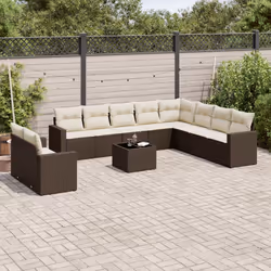 VidaXL 3251520 banc de jardin Rotin, Verre trempé