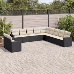 VidaXL 3251533 banc de jardin Rotin, Verre trempé