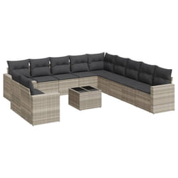 VidaXL 3251539 banc de jardin Rotin, Verre trempé
