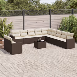 VidaXL 3251540 banc de jardin Rotin, Verre trempé