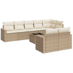 VidaXL 3251555 banc de jardin Rotin, Acier