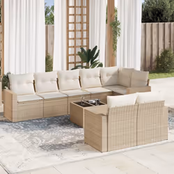VidaXL 3251555 banc de jardin Rotin, Acier