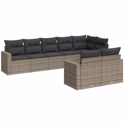 VidaXL 3251557, Gris foncé, Rotin, Acier, 110 kg, Adultes et enfants, 655 mm, 620 mm