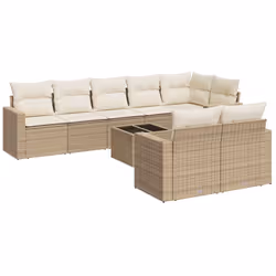VidaXL 3251565, Crème, Rotin, Verre trempé, 110 kg, Adultes et enfants, 550 mm, 550 mm