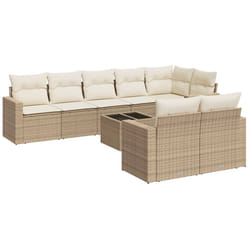 VidaXL 3251565 banc de jardin Rotin, Verre trempé