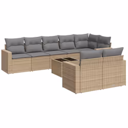 VidaXL 3251566, Gris clair, Rotin, Verre trempé, 110 kg, Adultes et enfants, 550 mm, 550 mm