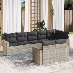 VidaXL 3251569 banc de jardin Rotin, Verre trempé