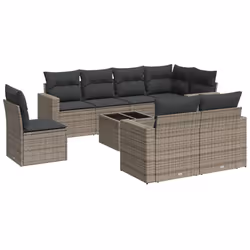VidaXL 3251577, Gris foncé, Rotin, Acier, 110 kg, Adultes et enfants, 655 mm, 620 mm