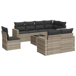 VidaXL 3251579 banc de jardin Rotin, Acier