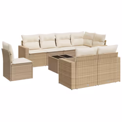 VidaXL 3251585, Crème, Rotin, Verre trempé, 110 kg, Adultes et enfants, 550 mm, 550 mm