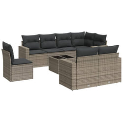 VidaXL 3251587 banc de jardin Rotin, Verre trempé