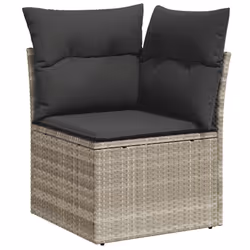 VidaXL 3251589 banc de jardin Rotin, Verre trempé - Vue supplémentaire 5
