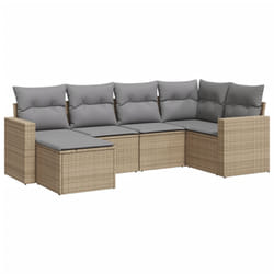 VidaXL 3251596 banc de jardin Rotin, Acier
